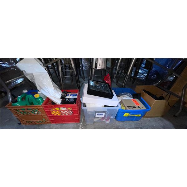 Group of Electronics, Auto Fluids, Filters, and Misc Hardware