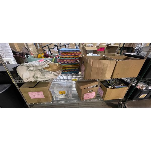 2-Shelf Set Dec Assortment: 6 Boxes of Books and Magazine, Foam Mats, and More - From "The Chicken S