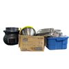 Image 1 : Heavy-Duty Soup Warmer and 2 Boxes of Mixed Containers