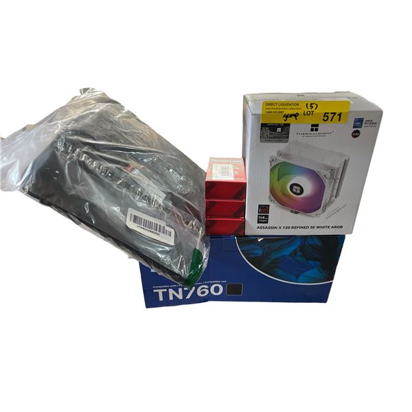Thermalright Assassin X120 Air Cooler, Hallolux TN760 Toner, 3 Thread Lock, Lenovo sleeve Case