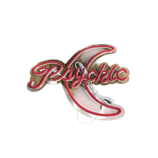 Red Psychic LED Neon Sign, Approx. 14" x 11"