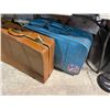 Image 3 : 2 Vintage Luggages and 1 Wooden box