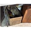 Image 4 : 2 Vintage Luggages and 1 Wooden box