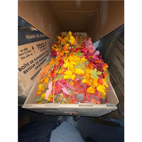 Large Box of Fall Harvest Table Centerpiece - Random Theme: Thanksgiving, Halloween, Autumn Party