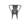Image 3 : Group of 6 Gunmetal Dining Chairs