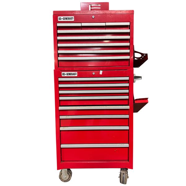 US General 26" 8-Drawer Industrial Roller Cabinet