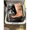 Image 5 : Full Box of Assorted Women's Boots (Mostly Elizabeth Anne, Mixed Sizes)