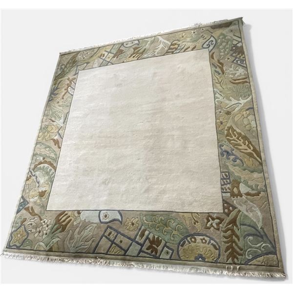 Jordans Himalaya Rug - Taupe/Beige, 9'11" x 8'11" - Retail: $1995 (100% Wool)