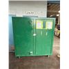 Image 1 : Green 2-Door Jobsite Cabinet, H75" x W71" x D24"
