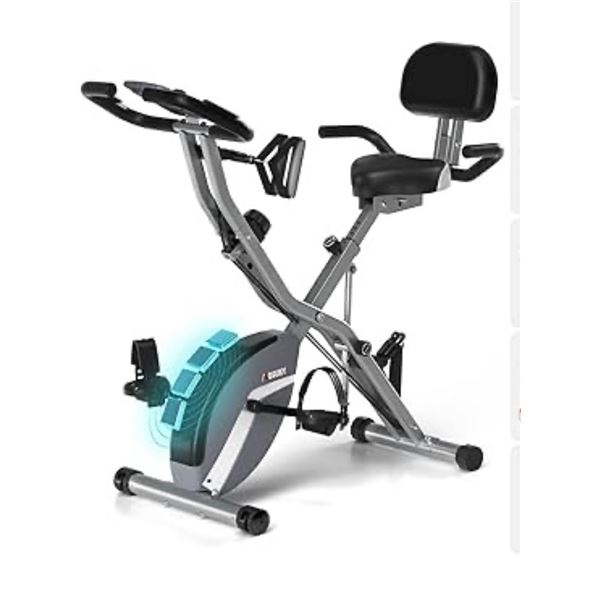 New - MOSUNY 5-in-1 Folding Exercise Bike - RV: $399 CAD