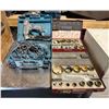Image 2 : Group of Construction Material - Includes Makita Drill, Senco Pneumatic Stapler, Hole saw Kit, etc