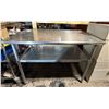 Image 1 : Stainless Steel Industrial Work Table - Approx 48" x 29" x 35"