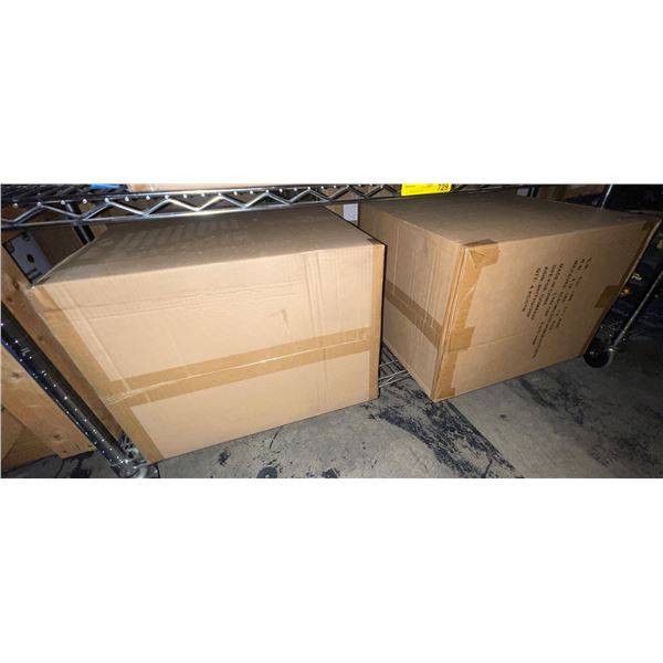 BNIB - Group of 16 Amazon Basic 2-Pack Metallic Storage Bins