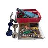 Image 1 : Group of Assorted Tools - Includes Makita Power Saw, Glass Suction lifters, Hand Tools etc