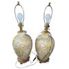Image 1 : Pair of Large Ceremic Urn-Style Table Lamps (No Shades)