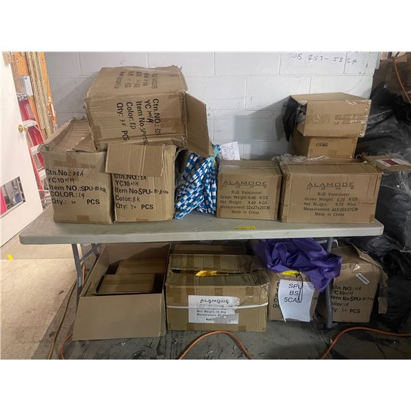 Large Group of Various Bed Sheets, Table Cloth, Pillow Covers etc