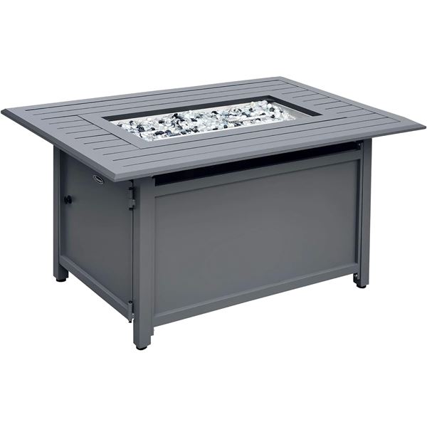 Paramount Gale Rectangle Aluminum Convertible Firetable Bronze - Model no: FP-341-BZ