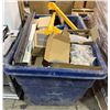 Image 1 : Large Bin of Various Tools & Door Locks - Bin Included