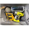 Image 4 : Group of Various Items & Power Tools - Includes Camping Bag, Drill, Framing Nailer etc