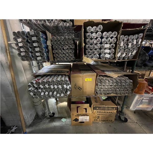 3-Shelf Festival Items: New Hallmark Gift-wraps, Glitter Paper Fan Garland, and More