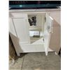 Image 3 : White Wooden Multi-Drawer Bathroom Vanity, H36" xW36" xD22"