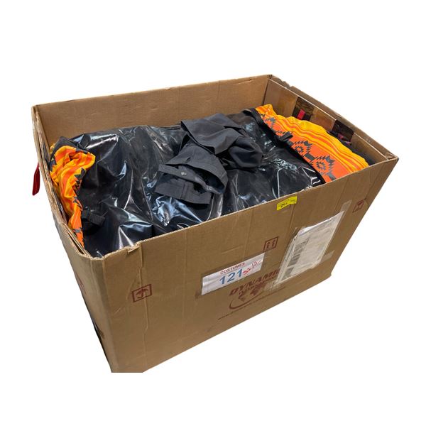 Tobin Sports Inflatable Boat & Box of Set Dec Clothing and Shoes