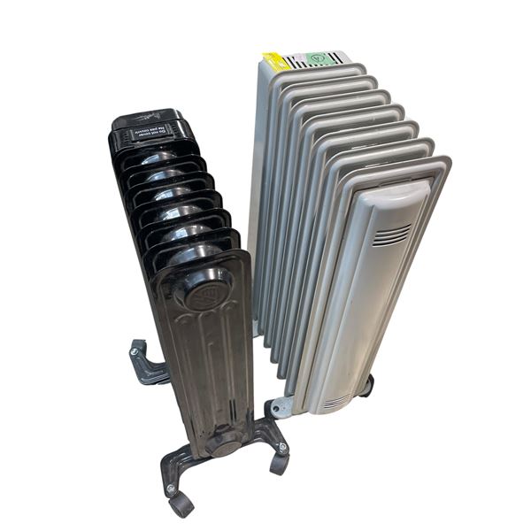 2-Pcs Oil-Filled Heaters- As-is