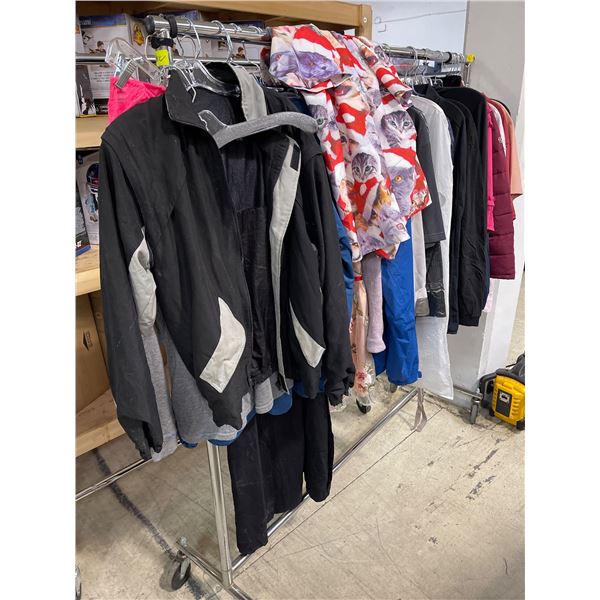 Assorted Men's & Women's Apparel and Outerwear (Rack not included)