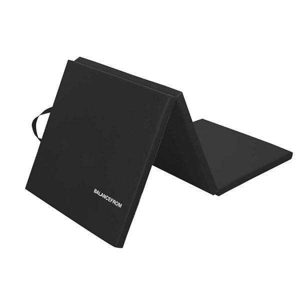 New - All-Purpose Folding Gymnastics Mat, Black - RV: $80 CAD (BFGM-153BLK)
