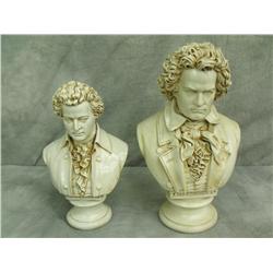 Pair of Plaster Busts