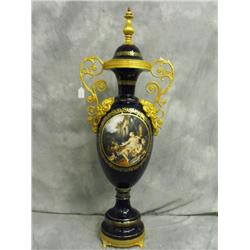 Large French Regency Style Porcelain Urn