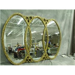 Large Triple Hanging Mirror