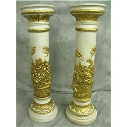 Pair of Plaster Columns