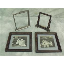 Two Vintage Frames and Two Vintage Photos