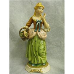 Capo-di-Monte Multi-Bisque Porcelain Figurine