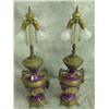 Pair of Royal Vienna Style Porcelain Lamps