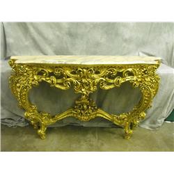 Gilt Wood Console