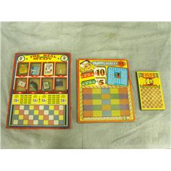 3 Vintage Hole Punch Games