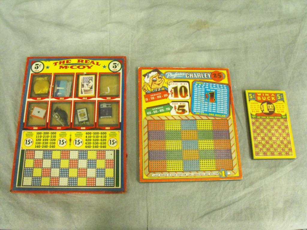 3 Vintage Hole Punch Games