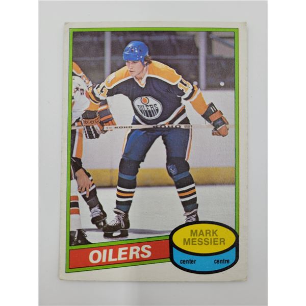 VTG O-Pee-Chee Edmonton Oilers Mark Messier Hockey Card