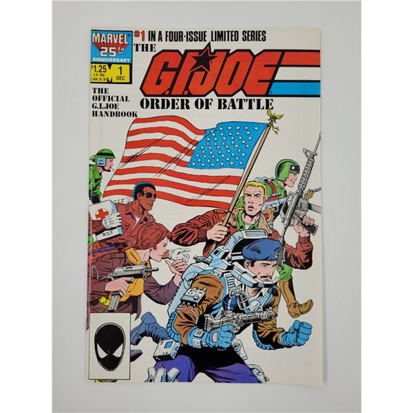 Marvel GI Joe Order of Battle #1 Comic Book