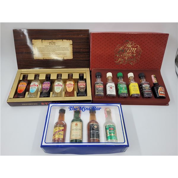 Lot of Sealed Mini Liquor Bottles