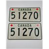 Image 1 : VTG Canadian License Plate Set