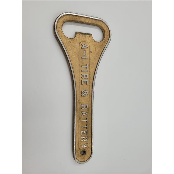 VTG A1 Tire & Battery Advertising Bottle Opener