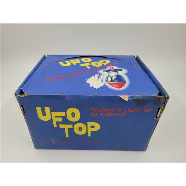 Lot of VTG UFO Spinning Tops