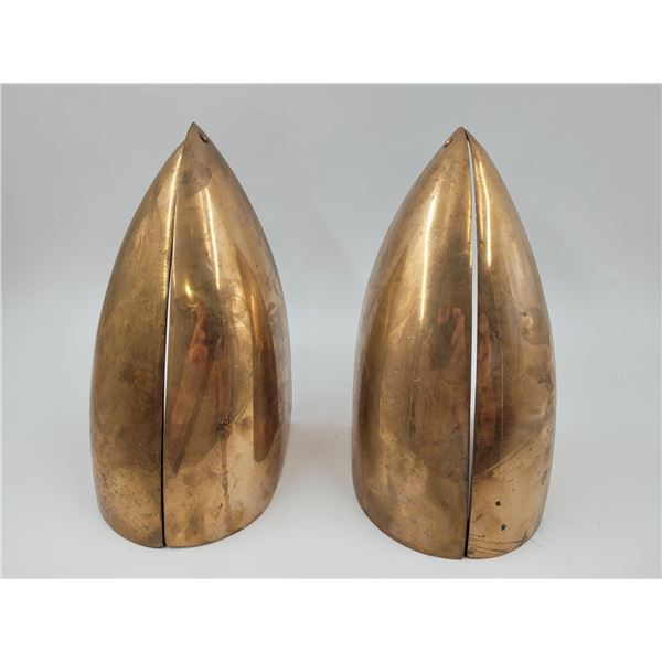 Antique Heavy Brass Wall Sconces