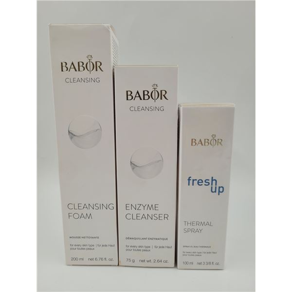 Babor Skincare Lot w/ Cleansing Foam, Enzyme Cleanser, & Thermal Spray