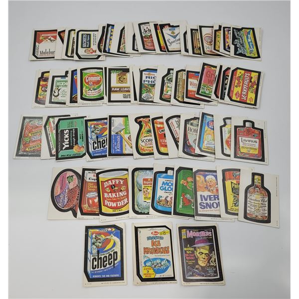 Lot of Topps Wacky Packages Stickers
