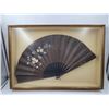 Image 1 : Framed Decorative Asian Wall Fan