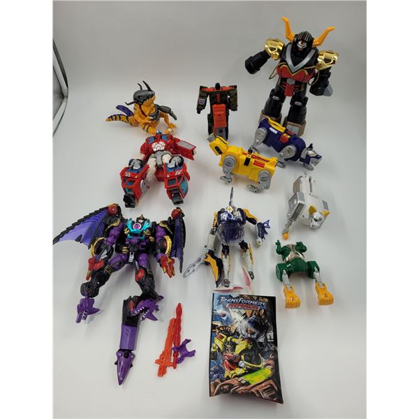 Lot of Transformers Action Figures